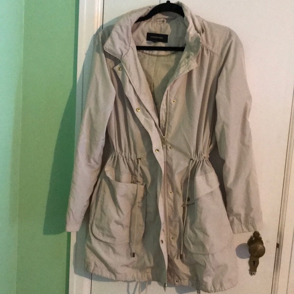 Women’s hooded rain jacket/trench coat - Picture 4 of 4